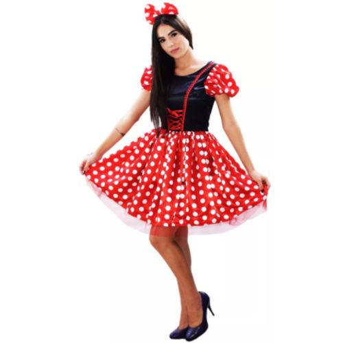 Assistência Técnica, SAC e Garantia do produto Vestido Festa Aniversário Fantasia Minnie Tradicional e Laço