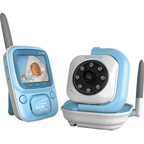 Assistência Técnica, SAC e Garantia do produto Vídeo Babá Eletrônica Digital Siga-me Baby 1 Tela Colorida 2,4" - 2400MHz - Azul
