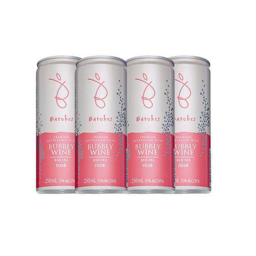 Assistência Técnica, SAC e Garantia do produto Vinho Rose Frisante Seco Australiano Barokes Pack C/ 4 Latas de 250 Ml