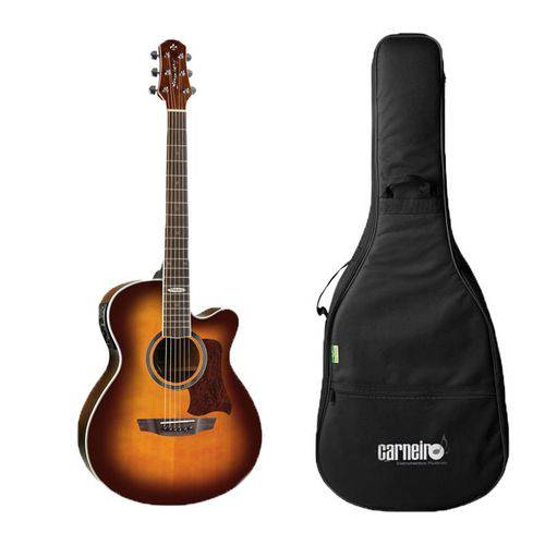 Assistência Técnica, SAC e Garantia do produto Violão Strinberg Jumbo SA20C Elétrico Aço Honey Burst + Capa