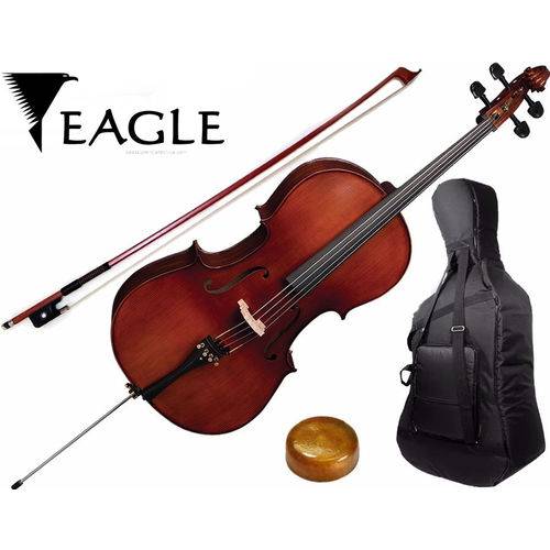 Assistência Técnica, SAC e Garantia do produto Violoncelo 4/4 Eagle Ce300 Cello Maciço Envelhecido F