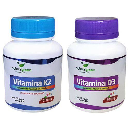 Assistência Técnica, SAC e Garantia do produto Vitamina D3 com 40cápsulas e Vitamina K2 com 60 Cápsulas