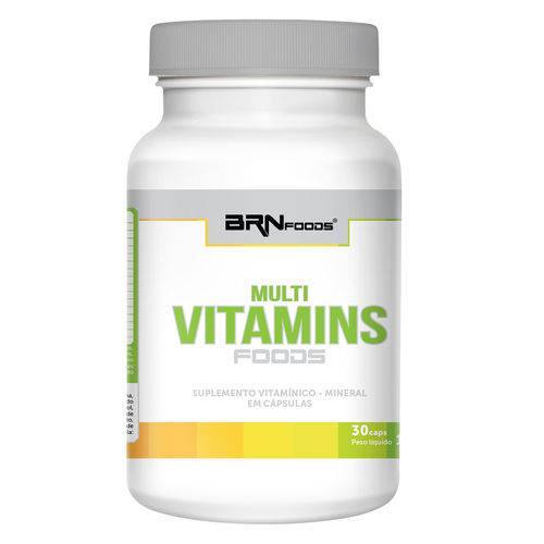 Assistência Técnica, SAC e Garantia do produto Vitamina Multivitamins Foods 30 Cápsulas – Brnfoods