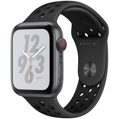 Assistência Técnica, SAC e Garantia do produto Watch Nike+ Series 4 Gps + Cellular 44mm Space Grey Aluminium Case With Anthracite/black Nike Sport Band