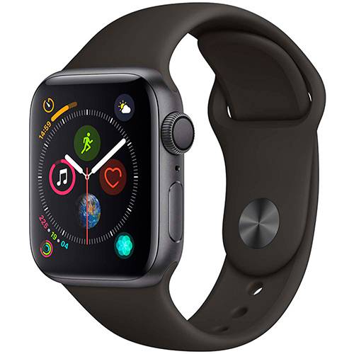 Assistência Técnica, SAC e Garantia do produto Watch Series 4 GPS 40mm Cinza Espacial Case With Preto Sport Band - Apple