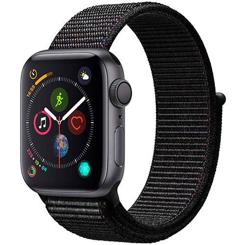 Assistência Técnica, SAC e Garantia do produto Watch Series 4 GPS 40mm Cinza Espacial Case With Preto Sport Loop - Apple