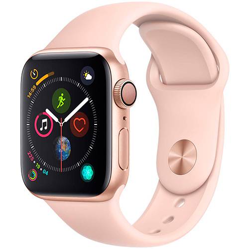 Assistência Técnica, SAC e Garantia do produto Watch Series 4 GPS 40mm Dourado Case With Pink Sand Sport Band - Apple