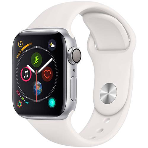 Assistência Técnica, SAC e Garantia do produto Watch Series 4 GPS 40mm Prata Case With Branco Sport Band - Apple