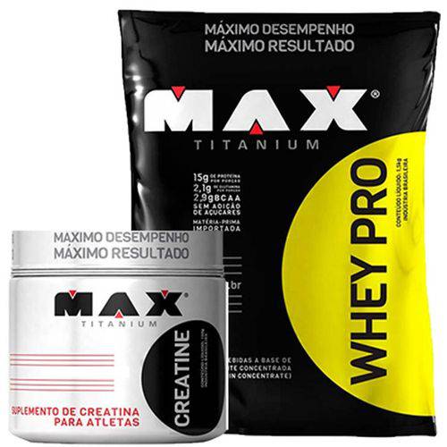 Assistência Técnica, SAC e Garantia do produto Whey Pro 1,5 Kg + Creatina 150g Max Titanium