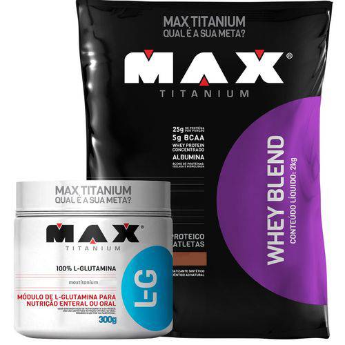 Assistência Técnica, SAC e Garantia do produto Whey Protein Blend 2kg + Glutamina 300g Max Titanium
