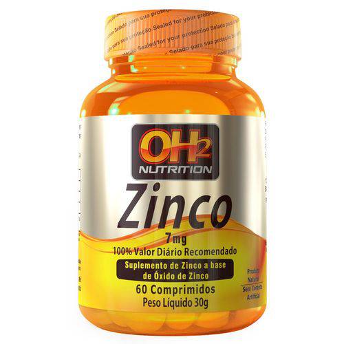 Assistência Técnica, SAC e Garantia do produto Zinco 7mg - 60 Comprimidos - OH2 Nutrition