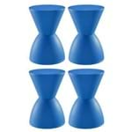 Assistência Técnica e Garantia do produto 4 X Banquetas Tub - Prince - Azul