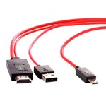 Assistência Técnica e Garantia do produto Adaptador Mhl Hdmi Am Mais Mania - Micro Usb 11p