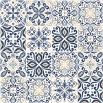 Assistência Técnica e Garantia do produto Adesivo de Azulejo Azul Real 10x10 Cm com 50un