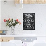 Assistência Técnica e Garantia do produto Adesivo de Parede Decorativo para Cozinha Stixx Coffee Preto e Branco (42x29,7x42cm