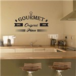 Assistência Técnica e Garantia do produto Adesivo de Parede Decorativo para Cozinha Stixx Gourmet Preto ( 38x65x1cm)