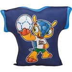 Assistência Técnica e Garantia do produto Almofada Camiseta Azul Mascote Português