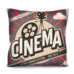 Assistência Técnica e Garantia do produto Almofada Decorativa Cinema Vintage 42x42cm