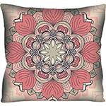 Assistência Técnica e Garantia do produto Almofada Mandala Rosa Poliéster 42x42cm - Valverde