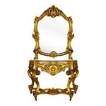 Assistência Técnica e Garantia do produto Aparador Clássico Dourado Luis XV com Espelho