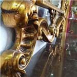 Assistência Técnica e Garantia do produto Aparador Clássico Luis XV Dourado com Espelho