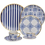 Assistência Técnica e Garantia do produto Aparelho de Jantar 30 Peças Porcelana Lusitana - Oxford Porcelanas