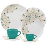 Assistência Técnica e Garantia do produto Aparelho de Jantar 42 Peças Porcelana Lindy Hop - Oxford Porcelanas