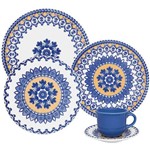 Assistência Técnica e Garantia do produto Aparelho de Jantar/Chá 30 Peças Cerâmica Floreal La Carreta - Oxford Porcelanas