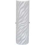 Assistência Técnica e Garantia do produto Arandela Venus Zebra Grande Metal/Vidro Branco - Attena