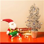 Assistência Técnica e Garantia do produto Árvore de Mesa com Cachepô Prateada, 43cm - Christmas Traditions