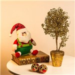 Assistência Técnica e Garantia do produto Árvore de Mesa Dourada com Cachepô, 43cm - Christmas Traditions