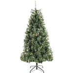 Assistência Técnica e Garantia do produto Árvore de Natal Verde com Glitter 1,8m 622 Galhos - Enfeitada com Frutas Douradas e Base Metálica - Orb Christmas