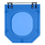 Assistência Técnica e Garantia do produto Assento Sanitario Poliester Atrium Azul Translucid para Louça Incepa