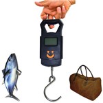 Assistência Técnica e Garantia do produto Balança Digital de Bagagem Mala Viagem Pesca 50 Kg Gancho PRETO CBRN02610