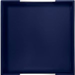 Assistência Técnica e Garantia do produto Bandeja Quadrada Laqueada com Alças Tramontina Design Collection Azul 40x40cm