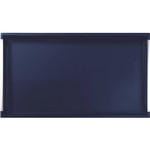 Assistência Técnica e Garantia do produto Bandeja Retangular com Alça Tramontina Design Collection Laqueada Azul 50x34 Cm