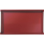 Assistência Técnica e Garantia do produto Bandeja Retangular Laqueada com Alças Tramontina Design Collection Vermelho 40x23cm