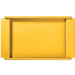 Assistência Técnica e Garantia do produto Bandeja Retangular Tramontina Design Collection Amarelo 60x40cm