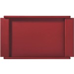 Assistência Técnica e Garantia do produto Bandeja Retangular Tramontina Design Collection Vermelho 600x400mm