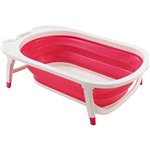 Assistência Técnica e Garantia do produto Banheira para Bebê Dobrável Flexi Bath Menina - Multilkids Baby