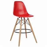 Assistência Técnica e Garantia do produto Banqueta Eiffel DKR Eames Wood - Vermelha