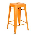 Assistência Técnica e Garantia do produto Banqueta Iron Tolix 66 Cm - Industrial - Aço - Vintage - Laranja