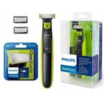 Assistência Técnica e Garantia do produto Kit Barbeador Aparador Elétrico Philips One Blade Qp2521 + Refil