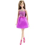 Assistência Técnica e Garantia do produto Barbie Básica Glitz Vestido Roxo Tulê - Mattel
