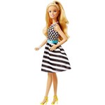 Assistência Técnica e Garantia do produto Barbie Fashionista Black/White Stripes - Mattel