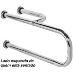 Assistência Técnica e Garantia do produto Barra de Apoio para Vaso Sanitário 60x20cm