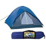Assistência Técnica e Garantia do produto Barraca Iglu para Acampamento Praia Ntk Fox 5/6 Pessoas com Tela Mosquiteiro Nautika Camping Azul