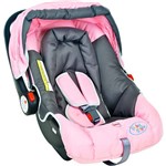 Assistência Técnica e Garantia do produto Bebê Conforto Rosa e Cinza - 0 a 13kg - Baby Style