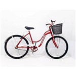 Assistência Técnica e Garantia do produto Bicicleta Aro 26 Feminina Retrô Galileus Cereja