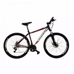 Assistência Técnica e Garantia do produto Bicicleta Aro 29 Totem Manic Alumínio com Shimano 24v Preto com Vermelho